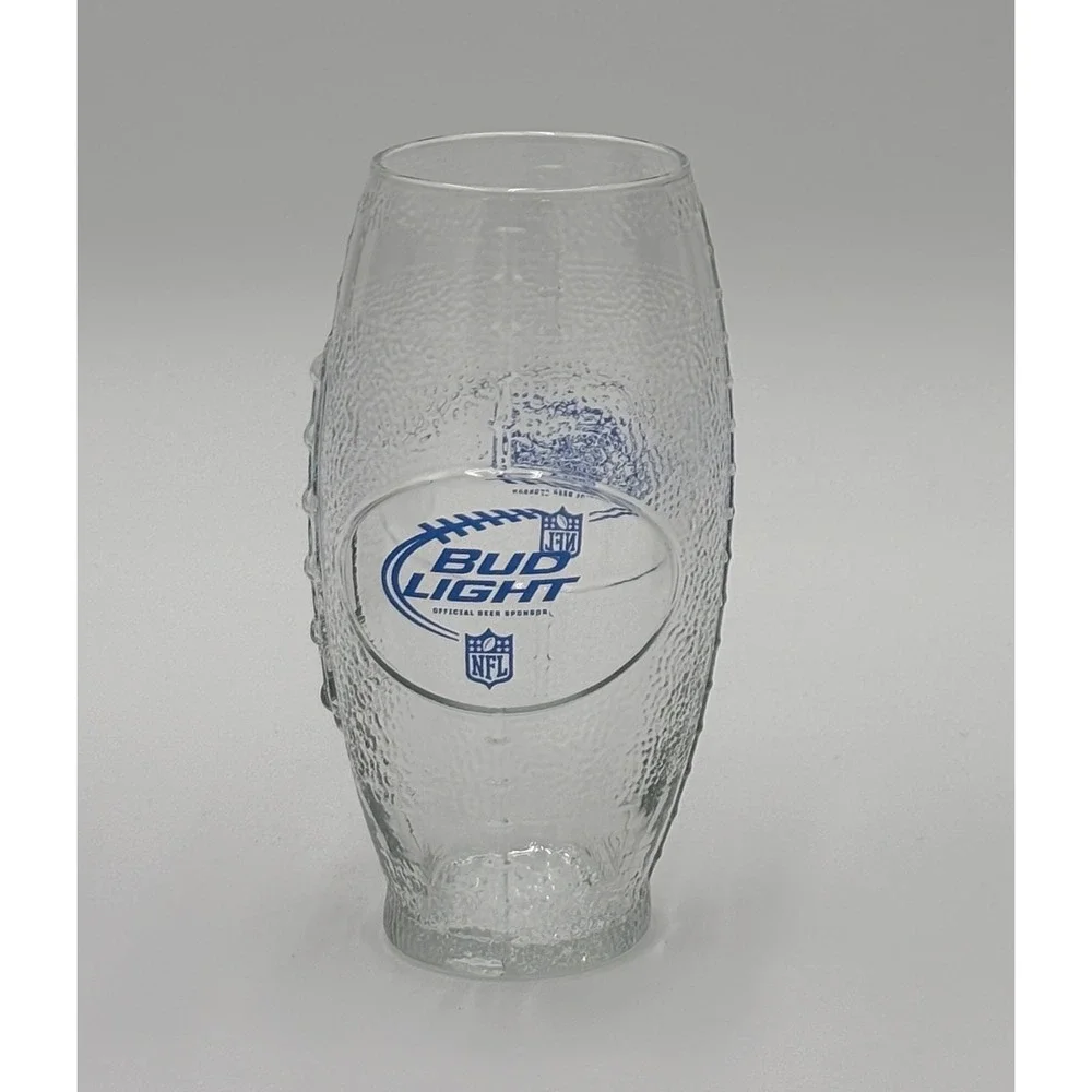 Bud Light NFL Football Beer Glass 6.5